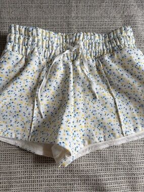 Blogilates Women's Floral Lounge Shorts with Drawstring